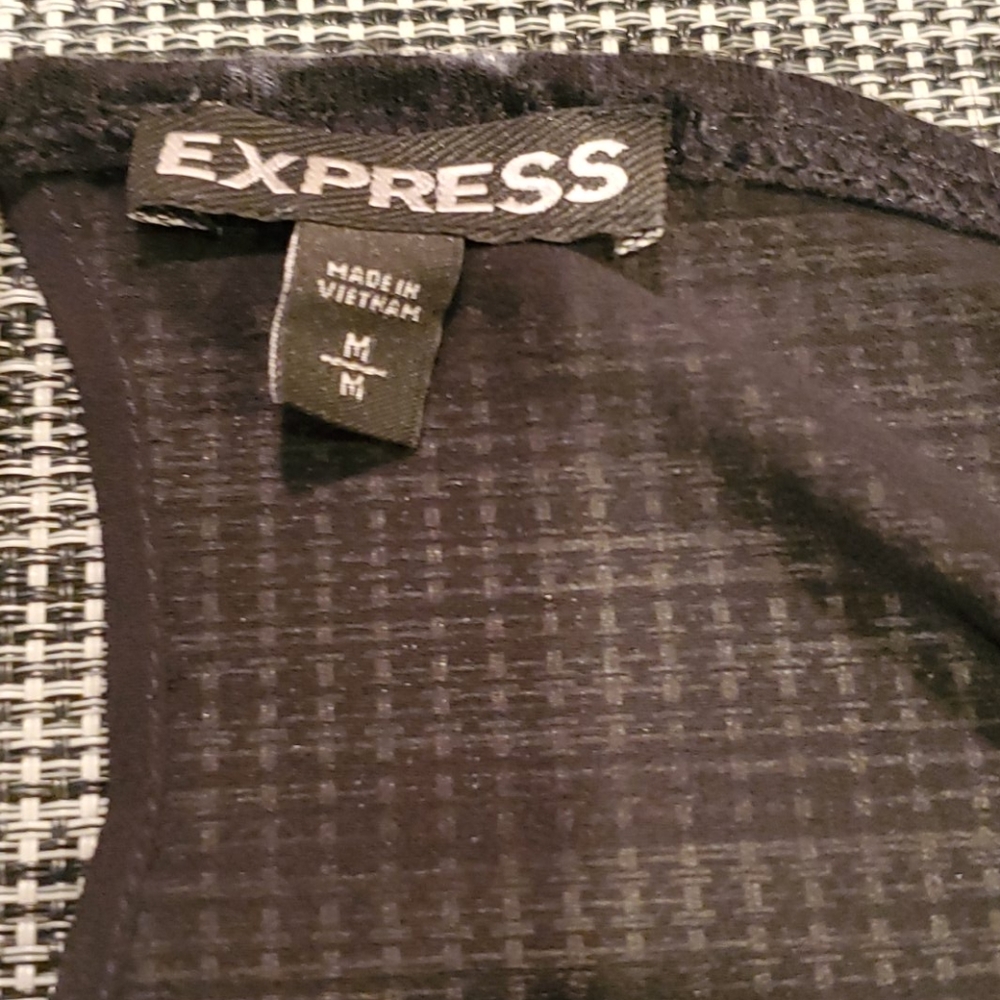 Express Open Back Sheer Top. M. C - image 2